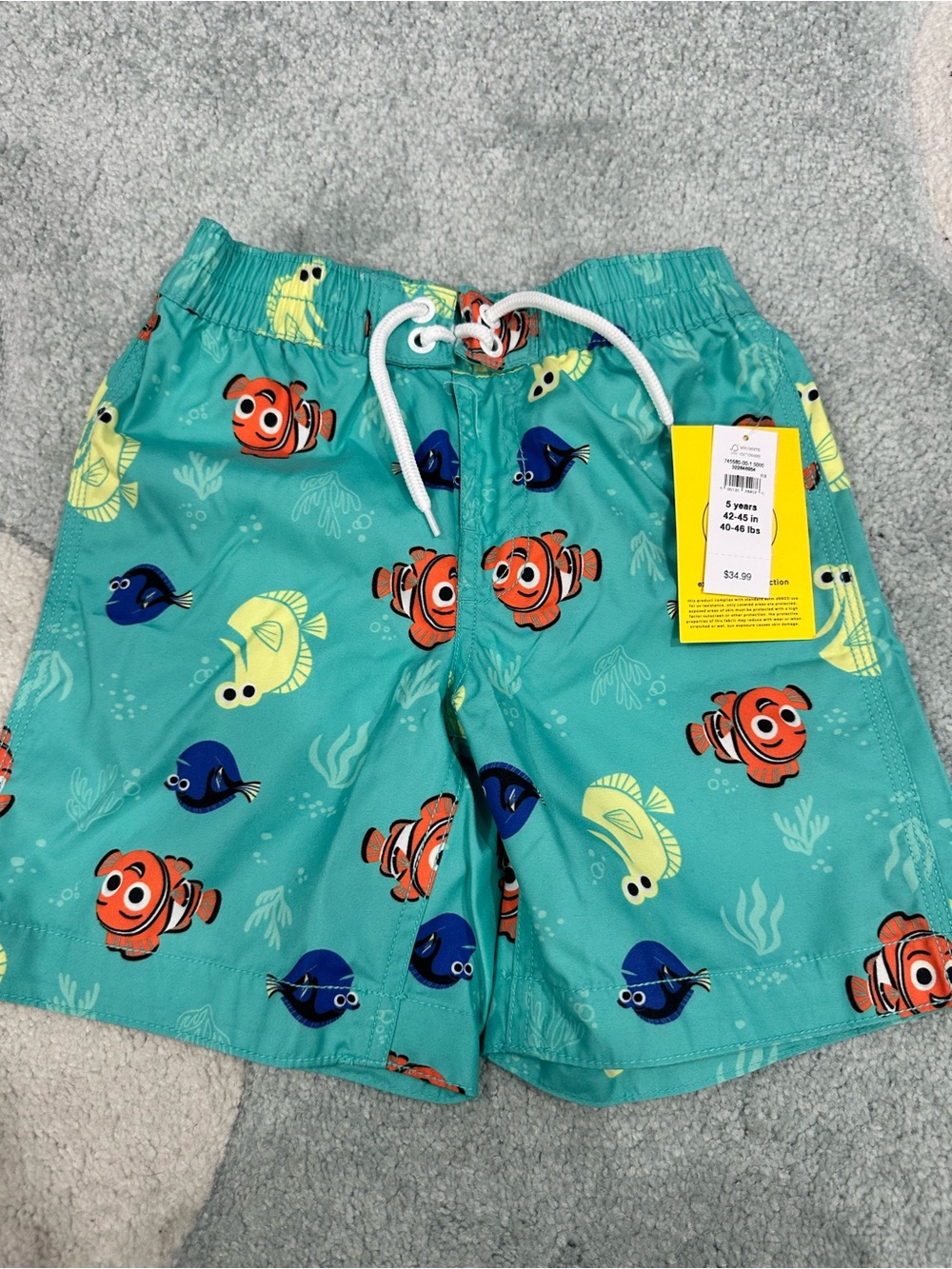 GAP Nemo swim trunks size 5T NWT